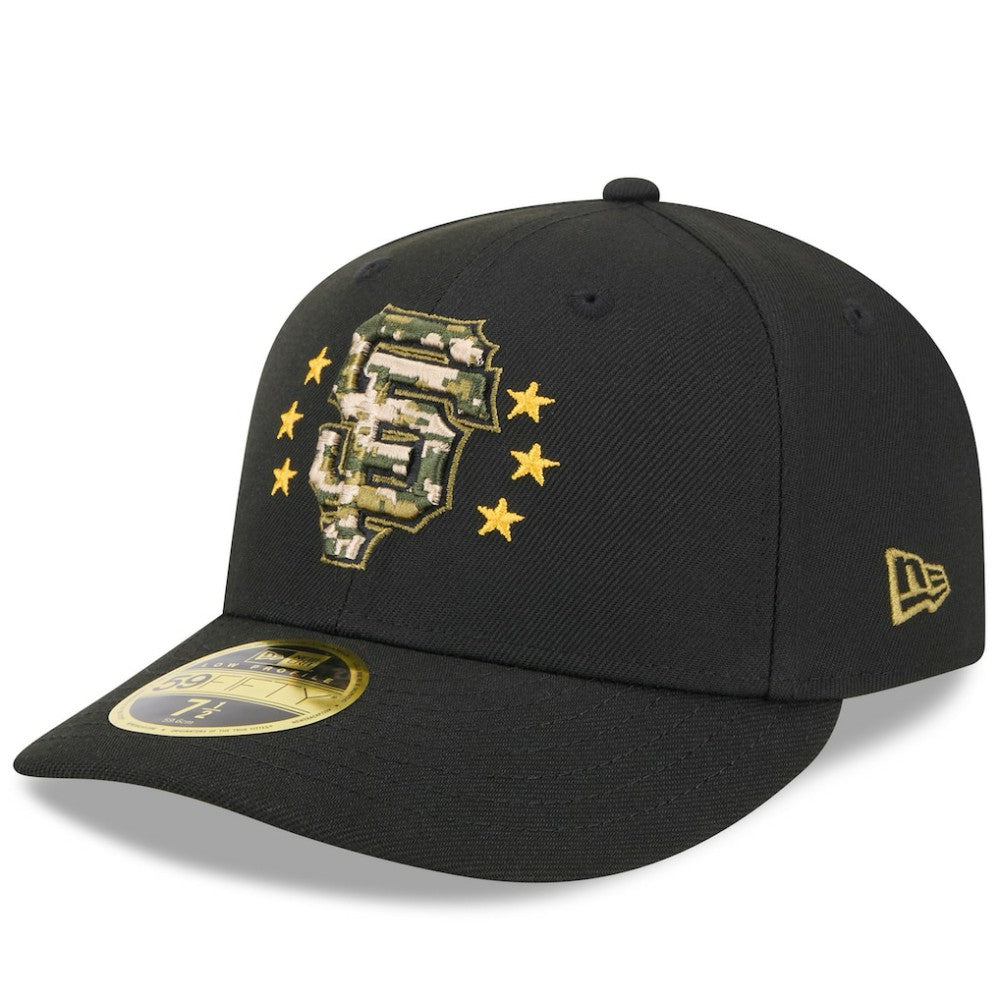 San Francisco Giants 2024 Armed Forces Day Low Profile 59FIFTY Fitted Hat Black