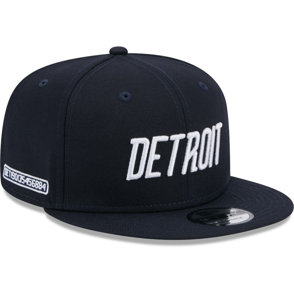 Detroit Tigers 2024 City Connect 9FIFTY Snapback Hat Navy