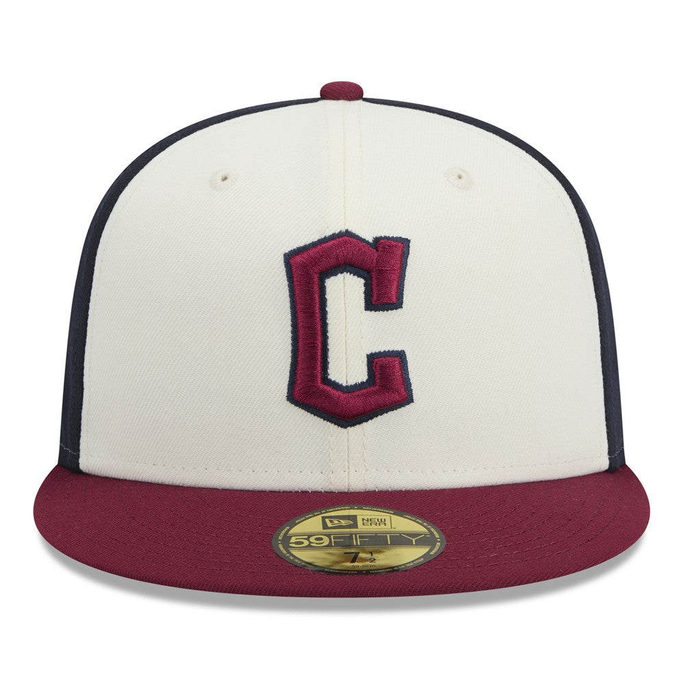 Cleveland Guardians 2024 City Connect 59FIFTY Fitted Hat White/Red