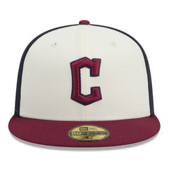 Cleveland Guardians 2024 City Connect 59FIFTY Fitted Hat White/Red