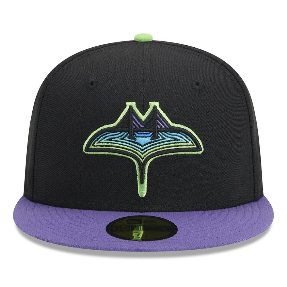 Tampa Bay Rays 2024 City Connect 59FIFTY Fitted Hat Black