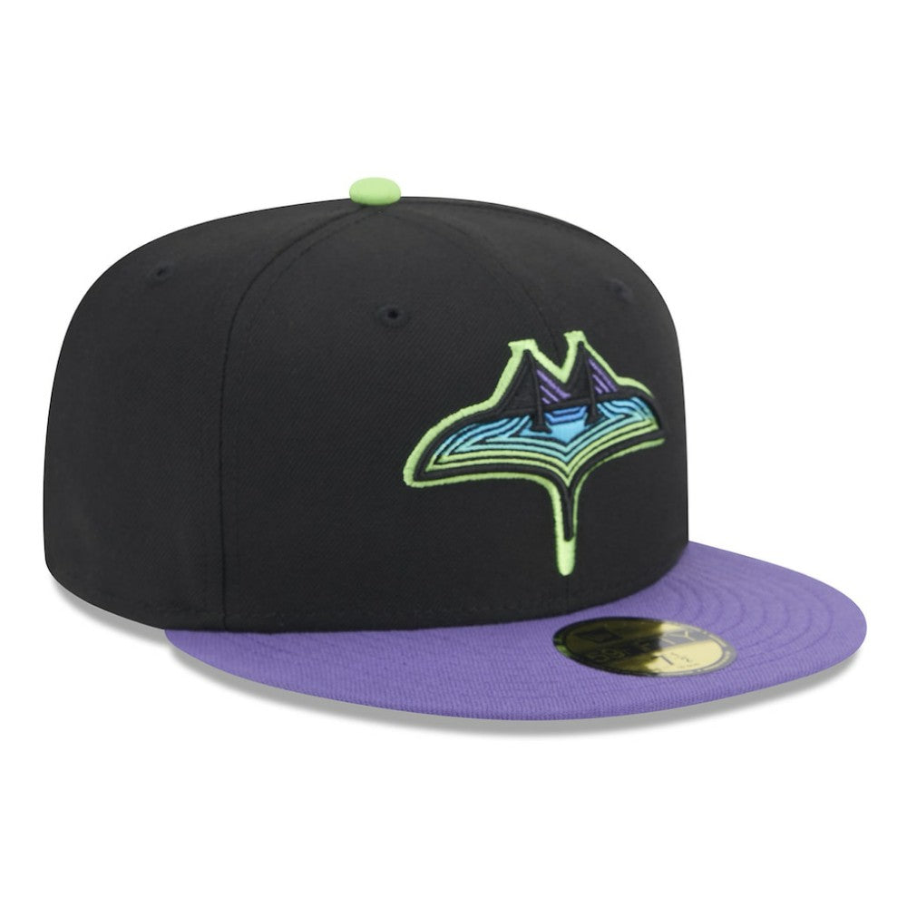 Tampa Bay Rays 2024 City Connect 59FIFTY Fitted Hat Black