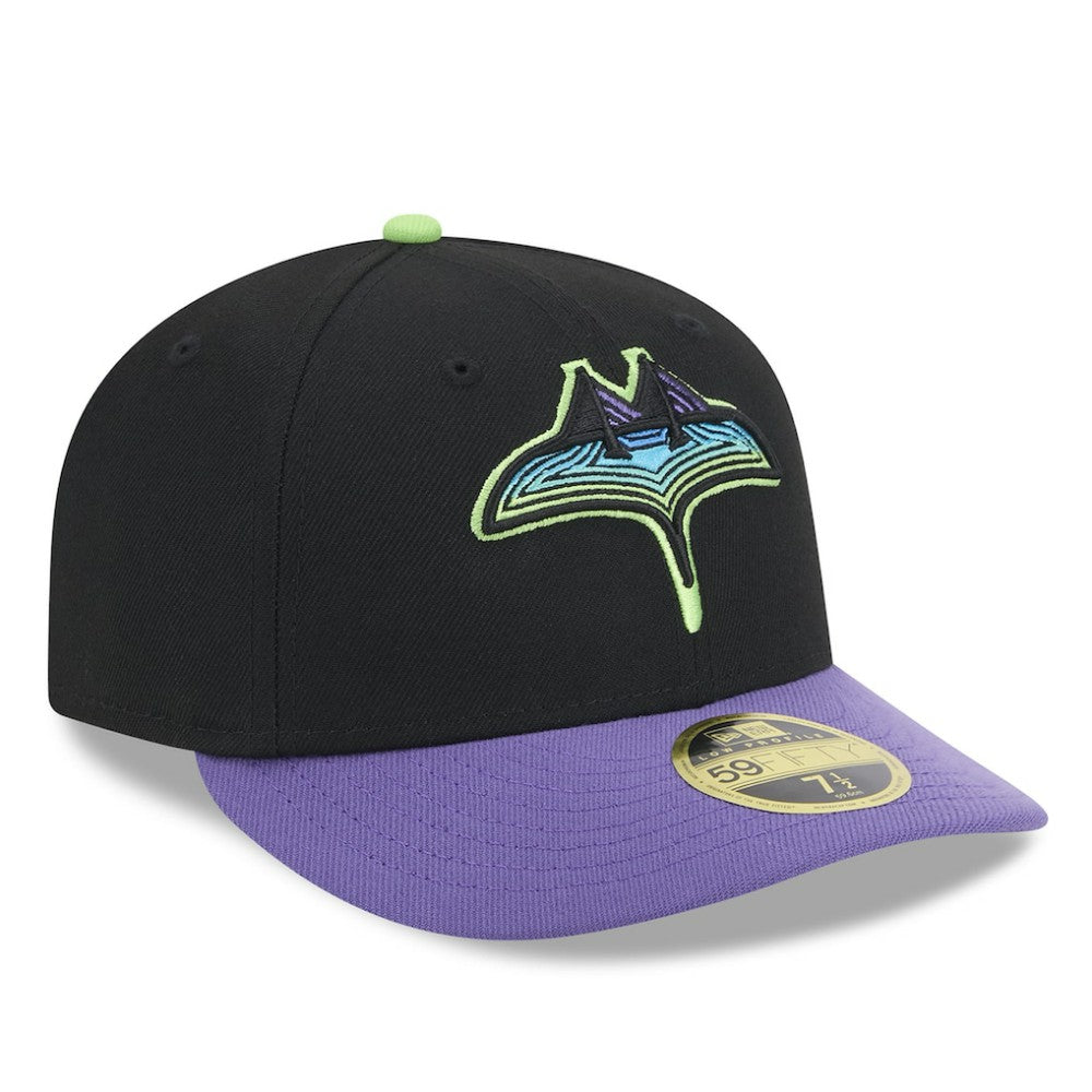Tampa Bay Rays 2024 City Connect Low Profile 59FIFTY Fitted Hat Black