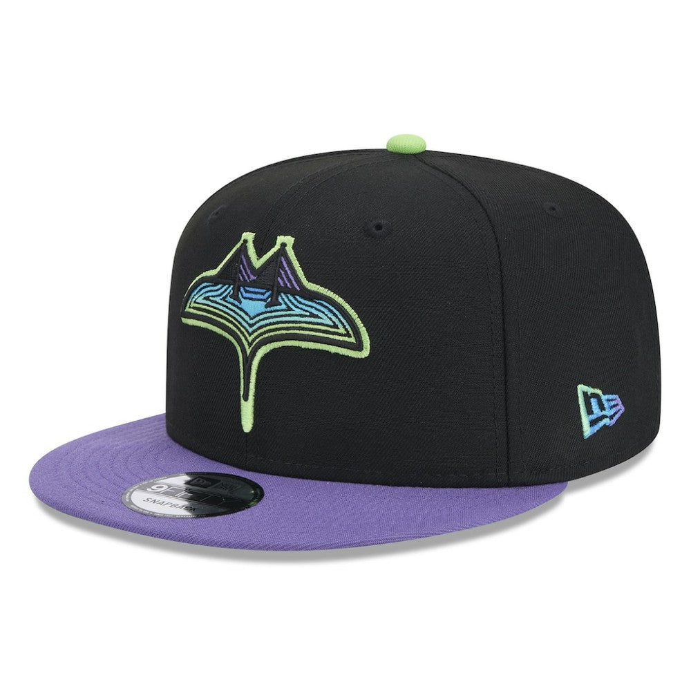 Tampa Bay Rays 2024 City Connect 9FIFTY Snapback Hat Black