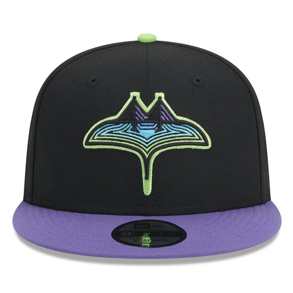 Tampa Bay Rays 2024 City Connect 9FIFTY Snapback Hat Black