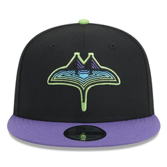 Tampa Bay Rays 2024 City Connect 9FIFTY Snapback Hat Black
