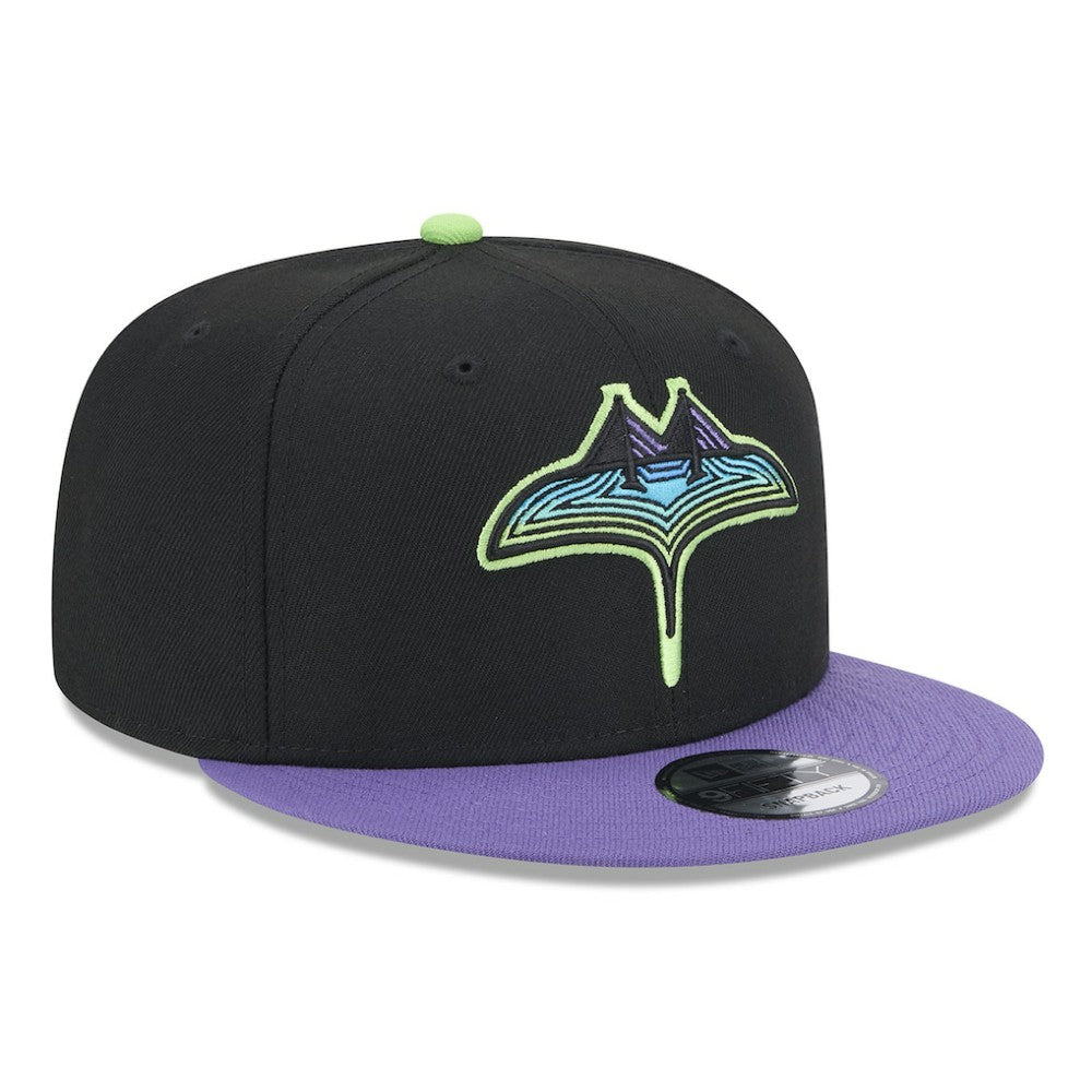 Tampa Bay Rays 2024 City Connect 9FIFTY Snapback Hat Black