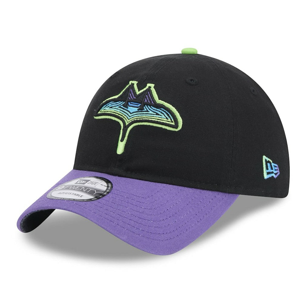 Tampa Bay Rays 2024 City Connect 9TWENTY Adjustable Hat Black