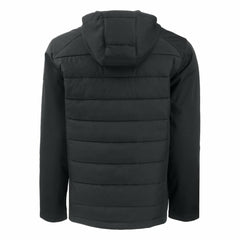 San Francisco Giants Cutter & Buck Evoke Hybrid Eco Softshell Recycled Full-Zip Hoodie Black