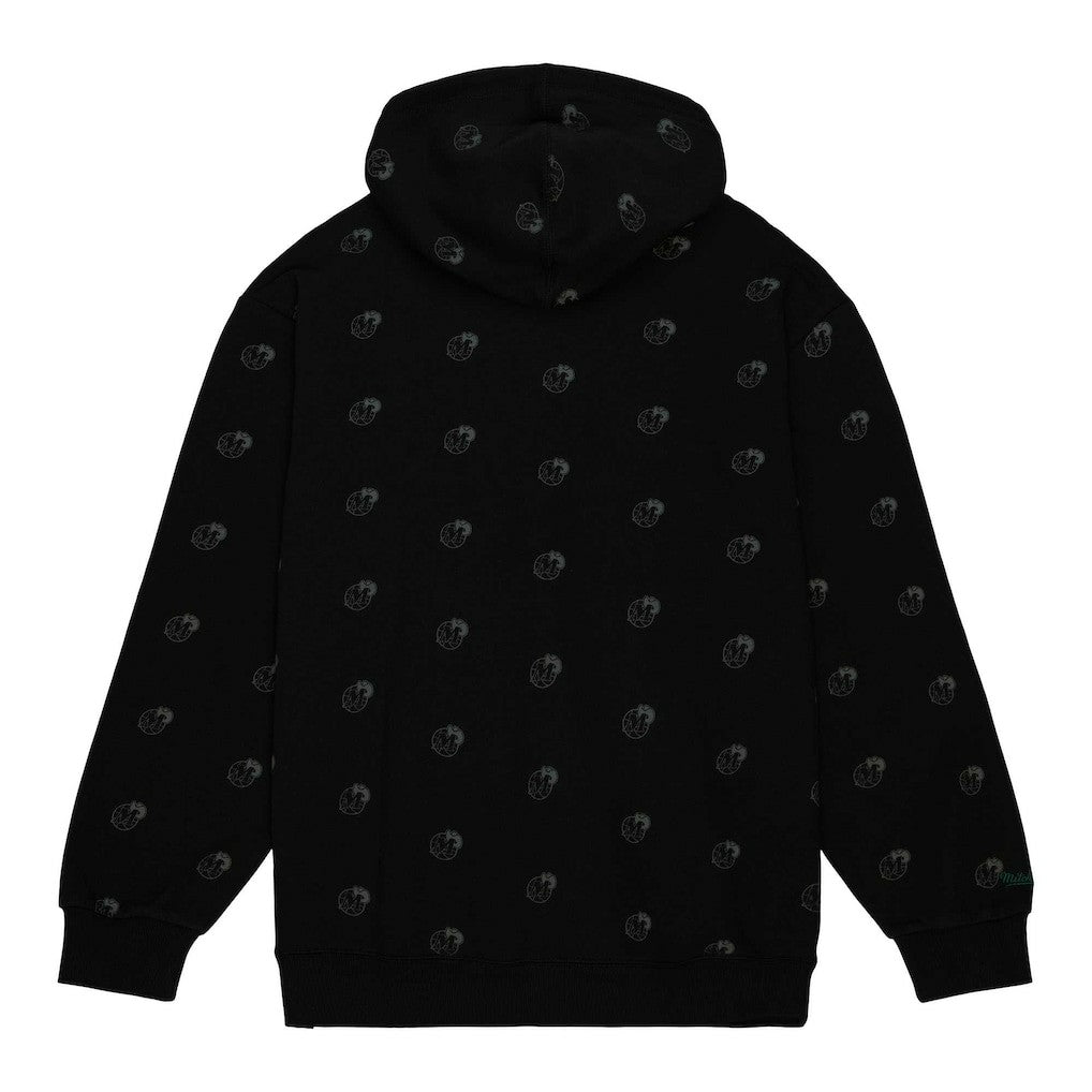 Dallas Mavericks Hardwood Classics Allover Print Pullover Hoodie sale - Black online
