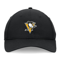 Pittsburgh Penguins Fanatics Front Office Ripstop Adjustable Hat - Black Hats