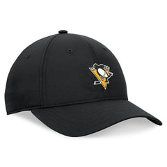 Pittsburgh Penguins Fanatics Front Office Ripstop Adjustable Hat - Black Hats