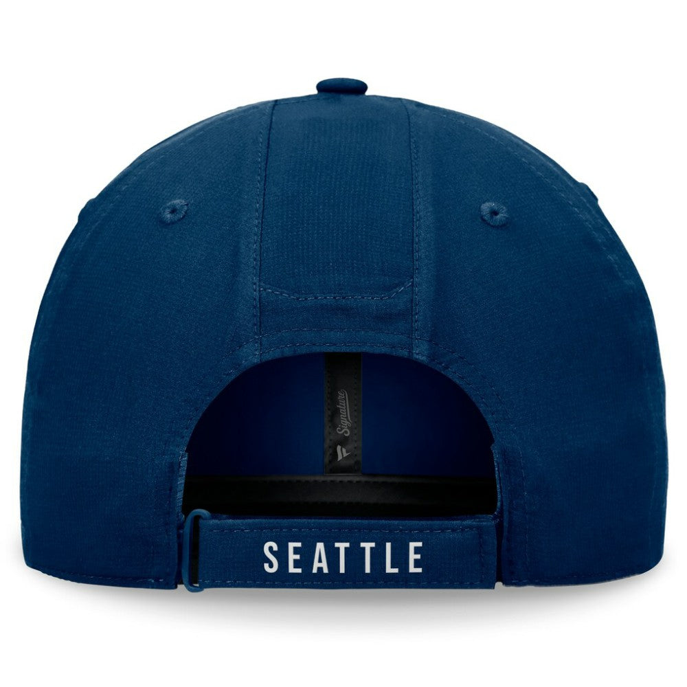 Seattle Kraken Fanatics Front Office Ripstop Adjustable Hat - Deep Sea Blue Hats