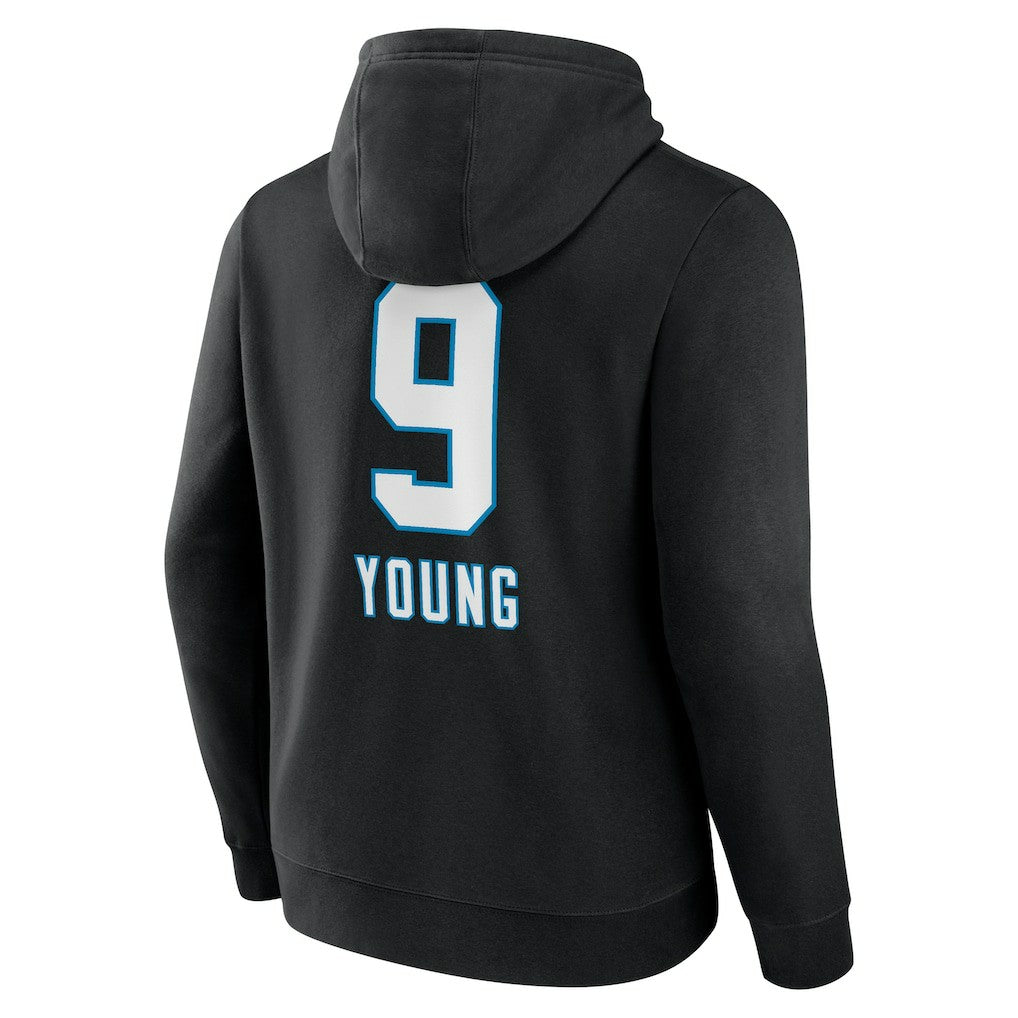 Bryce Young Carolina Panthers Team Wordmark Name & Number Pullover Hoodie - Black for sale