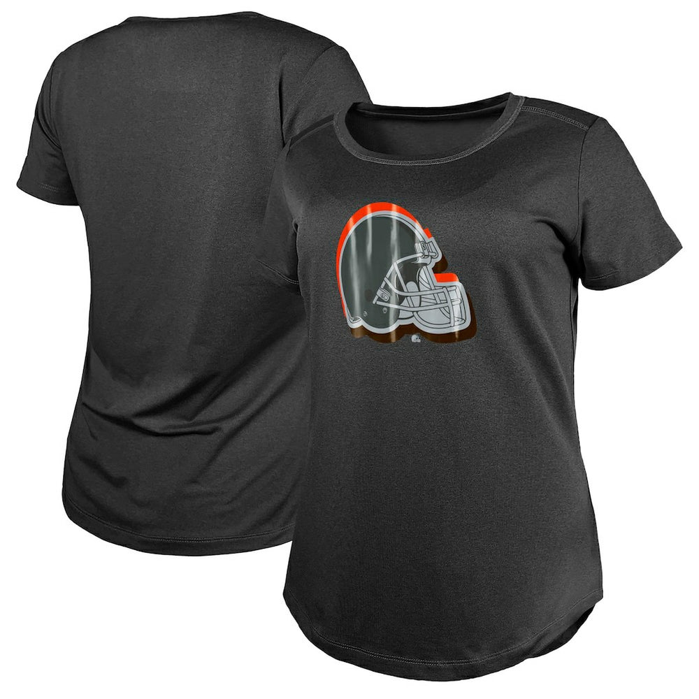 Cleveland Browns New Era Women's 2024 NFL Draft T-Shirt - Charcoal cheap