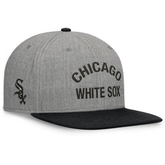 Chicago White Sox Elements Flat Brim Snapbuckle Hat Heather Gray/Black