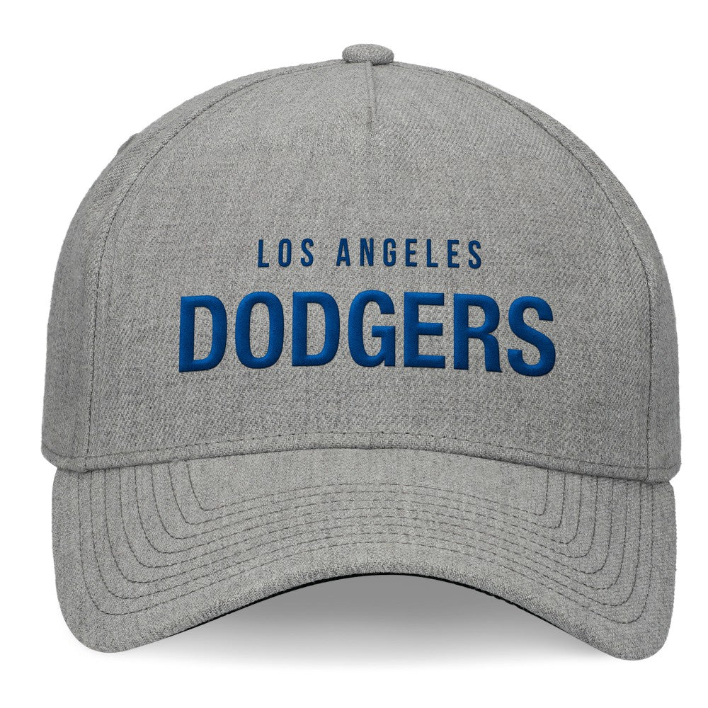 Los Angeles Dodgers Elements A-Frame Structured Adjustable Hat Heather Gray