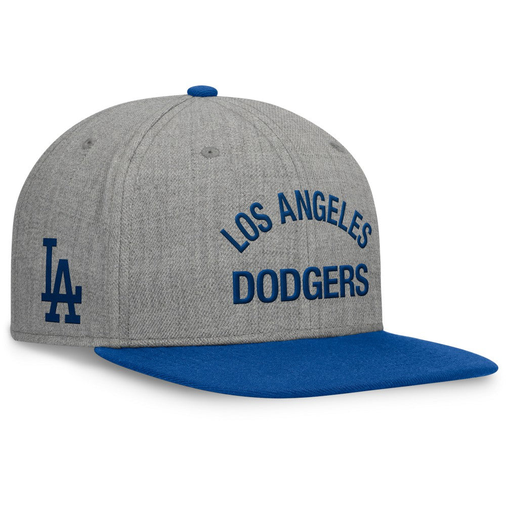 Los Angeles Dodgers Elements Flat Brim Snapbuckle Hat Heather Gray/Royal