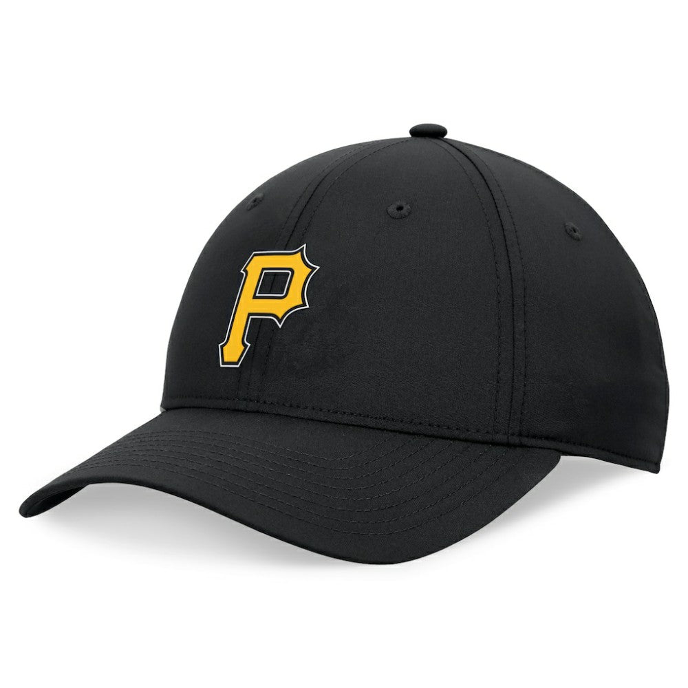 Pittsburgh Pirates Front Office Ripstop Unstructured Adjustable Hat Black