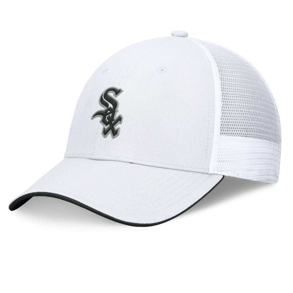 Chicago White Sox Front Office Meshback Structured Adjustable Hat White