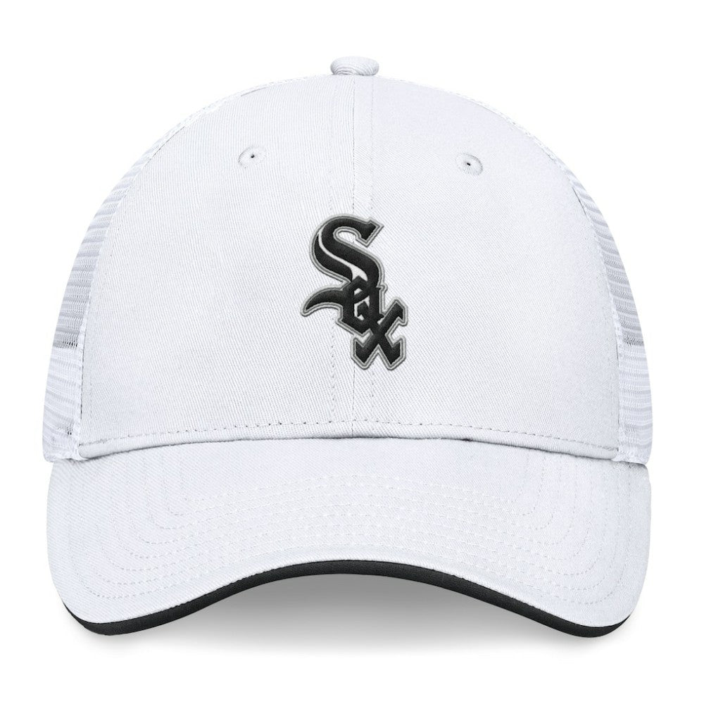 Chicago White Sox Front Office Meshback Structured Adjustable Hat White