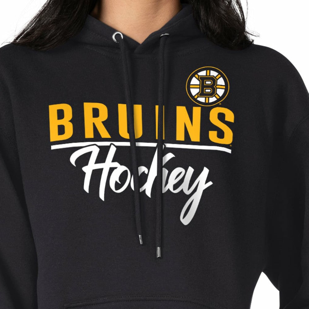 Boston Bruins G-III 4Her by Carl Banks Women's Team Sport Tri-Blend Fleece Hoodie - Black Hoodies