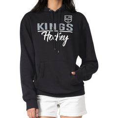 Los Angeles Kings G-III 4Her by Carl Banks Women's Team Sport Tri-Blend Fleece Hoodie - Black Hoodies