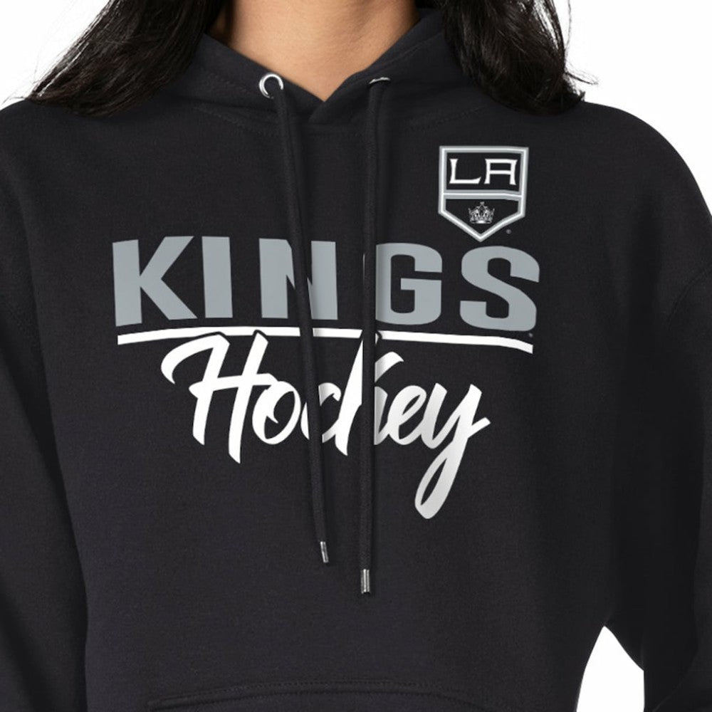 Los Angeles Kings G-III 4Her by Carl Banks Women's Team Sport Tri-Blend Fleece Hoodie - Black Hoodies