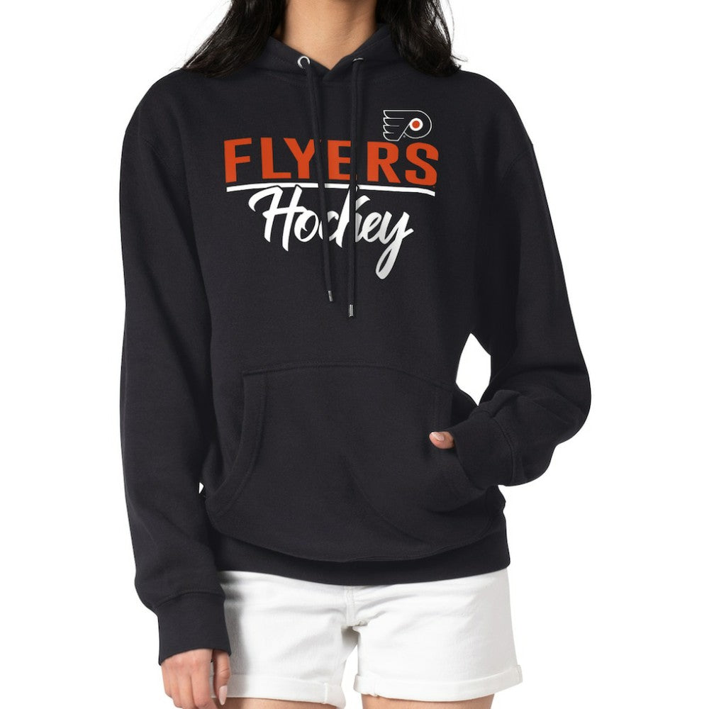 Philadelphia Flyers G-III 4Her by Carl Banks Women's Team Sport Tri-Blend Fleece Hoodie - Black Hoodies