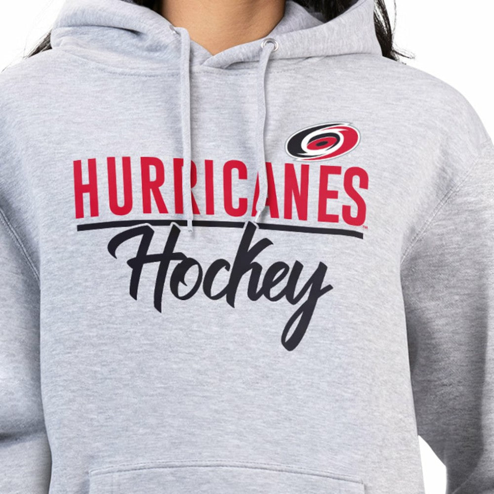 Carolina Hurricanes G-III 4Her by Carl Banks Women's Team Sport Tri-Blend Fleece Hoodie - Heather Gray Hoodies