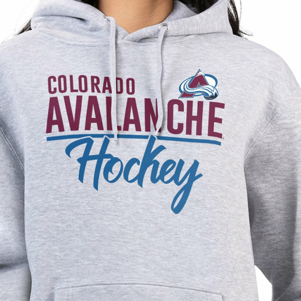 Colorado Avalanche G-III 4Her by Carl Banks Women's Team Sport Tri-Blend Fleece Hoodie - Heather Gray Hoodies