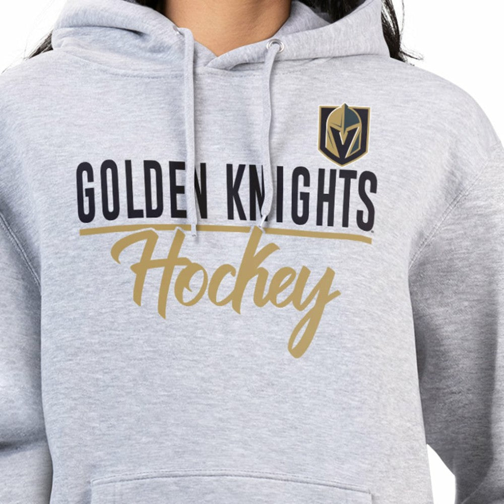 Vegas Golden Knights G-III 4Her by Carl Banks Women's Team Sport Tri-Blend Fleece Hoodie - Heather Gray Hoodies