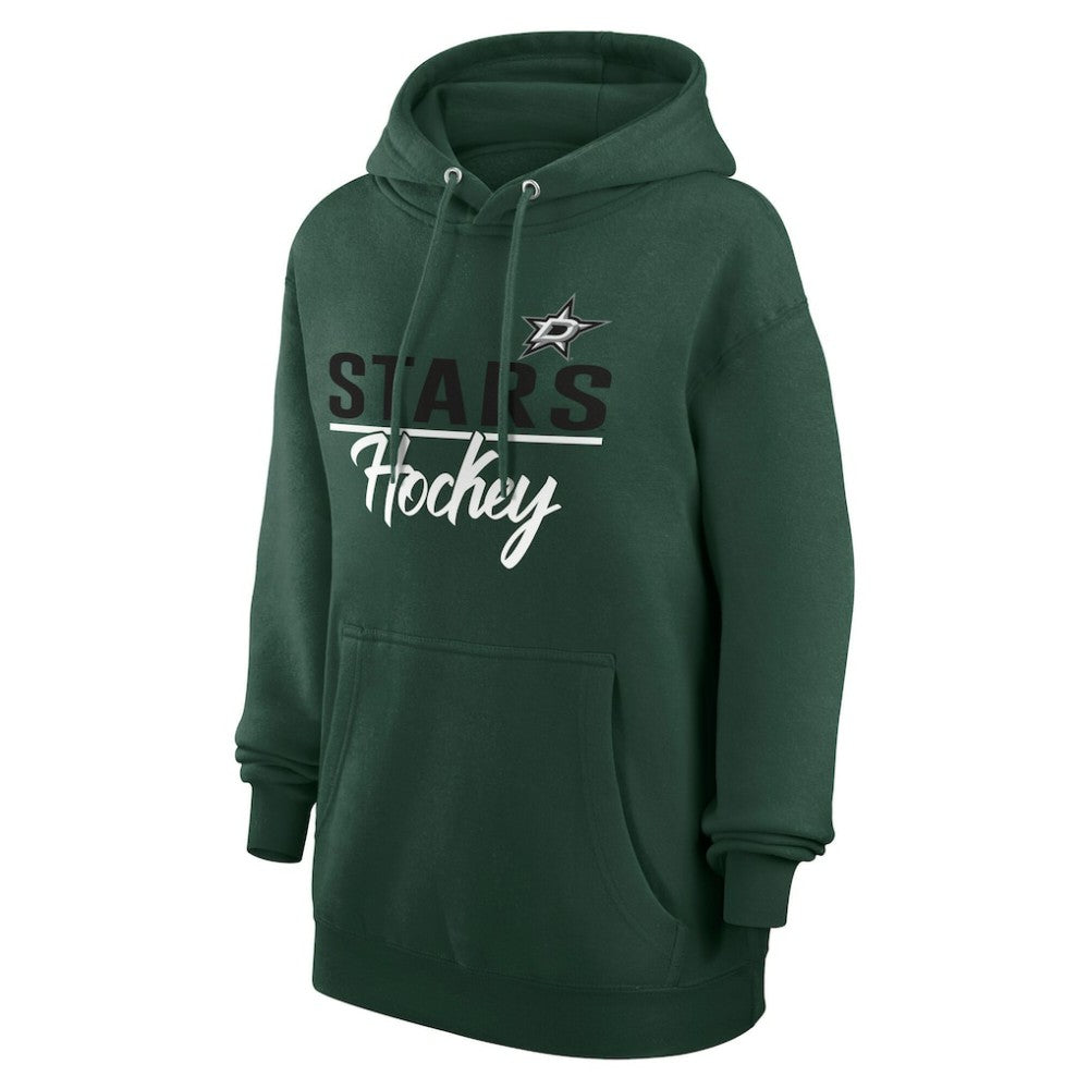 Dallas Stars G-III 4Her by Carl Banks Women's Team Sport Tri-Blend Fleece Hoodie - Green Hoodies