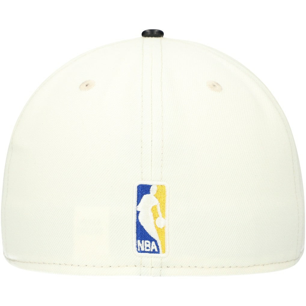 Golden State Warriors Faux Leather Visor Two-Tone 59FIFTY Fitted Hat sale - White/Black on sale