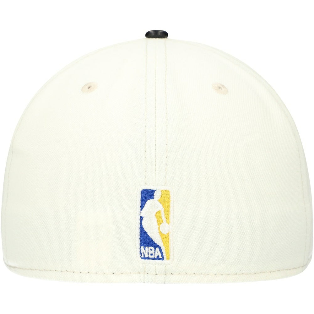 Golden State Warriors Faux Leather Visor Two-Tone 59FIFTY Fitted Hat sale - White/Black on sale