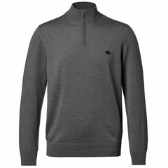 New York Jets Charles Tyrwhitt Merino Quarter-Zip Pullover Sweater - Gray outlet