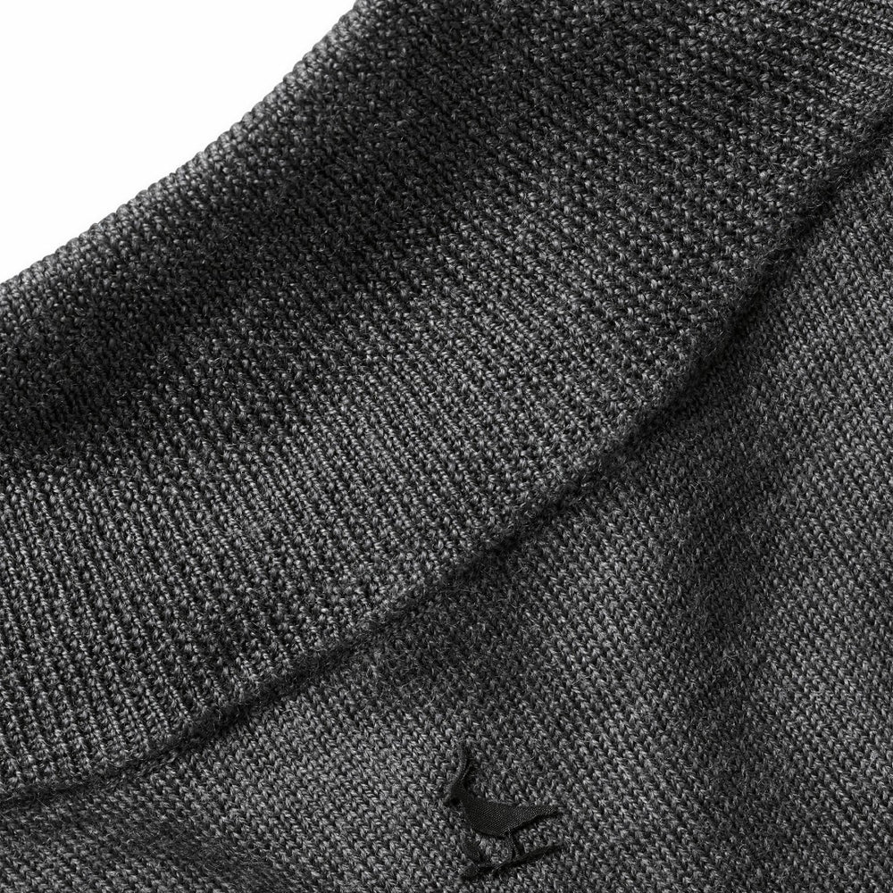 New York Jets Charles Tyrwhitt Merino Quarter-Zip Pullover Sweater - Gray outlet
