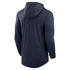 Tennessee Titans Blitz Tri-Blend Dri-FIT Long Sleeve Hoodie T-Shirt - Navy cheap