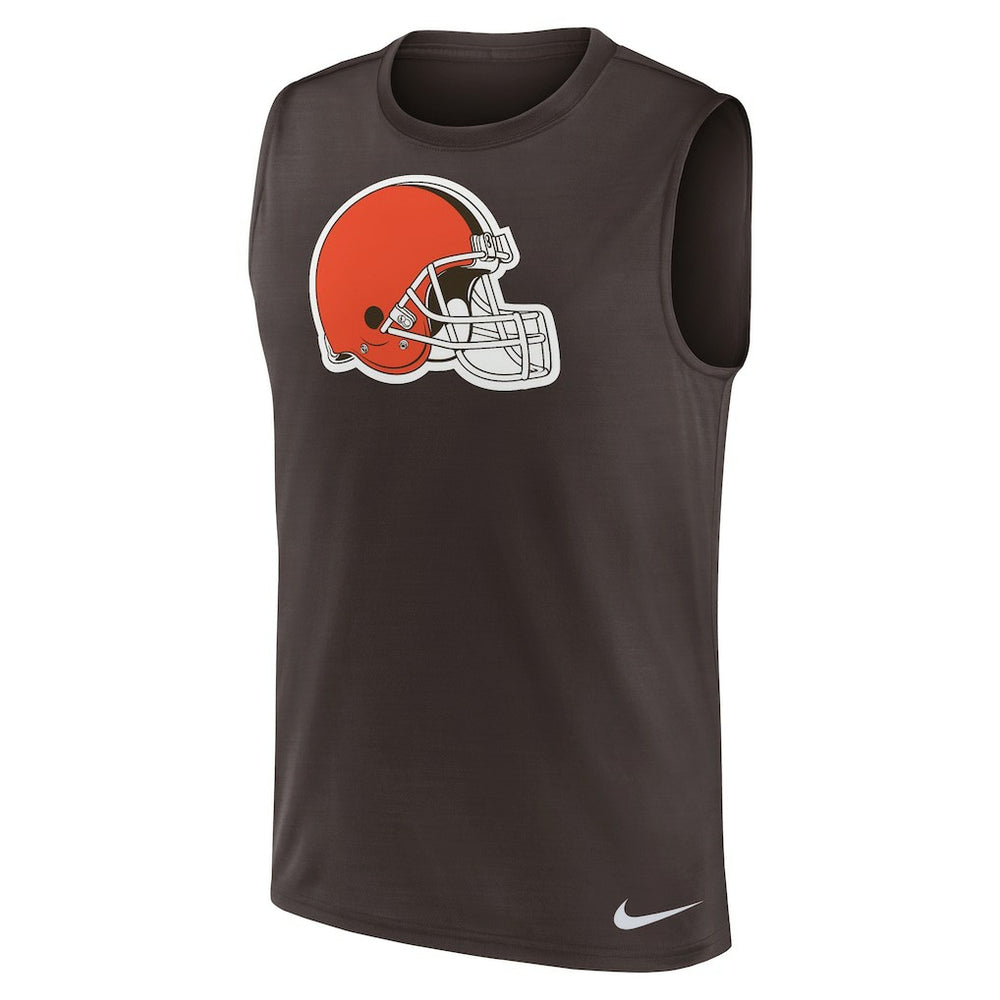 Cleveland Browns Blitz Legend Dri-FIT Muscle Tank Top - Brown outlet