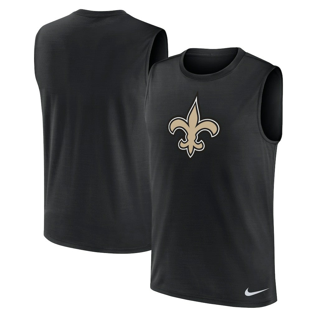 New Orleans Saints Blitz Legend Dri-FIT Muscle Tank Top - Black for sale