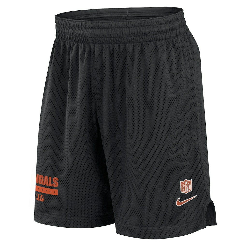 Cincinnati Bengals 2024 Sideline Performance Mesh Shorts - Black outlet