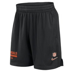 Cincinnati Bengals 2024 Sideline Performance Mesh Shorts - Black outlet