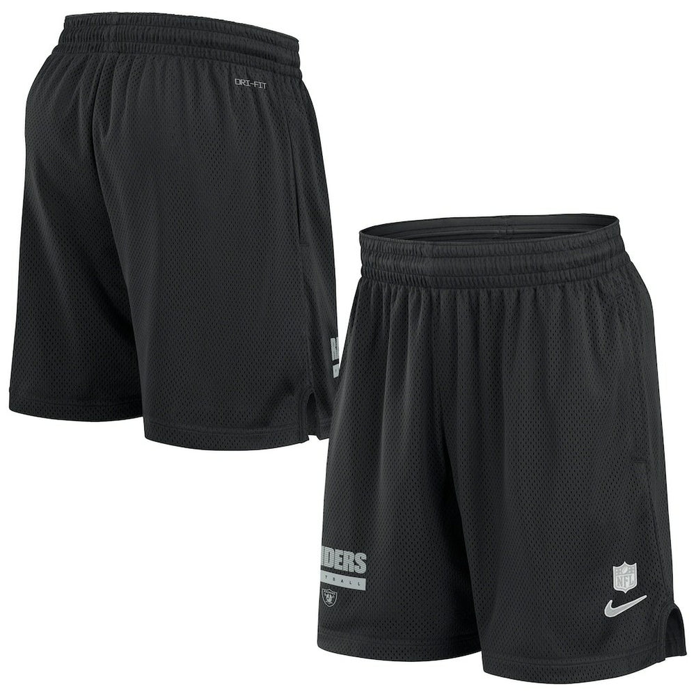 Las Vegas Raiders 2024 Sideline Performance Mesh Shorts - Black discount