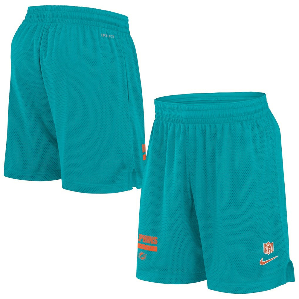 Miami Dolphins 2024 Sideline Performance Mesh Shorts - Aqua online