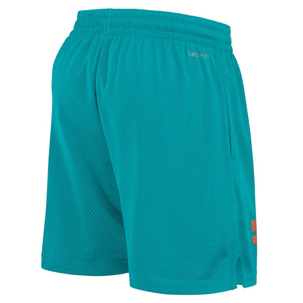 Miami Dolphins 2024 Sideline Performance Mesh Shorts - Aqua online