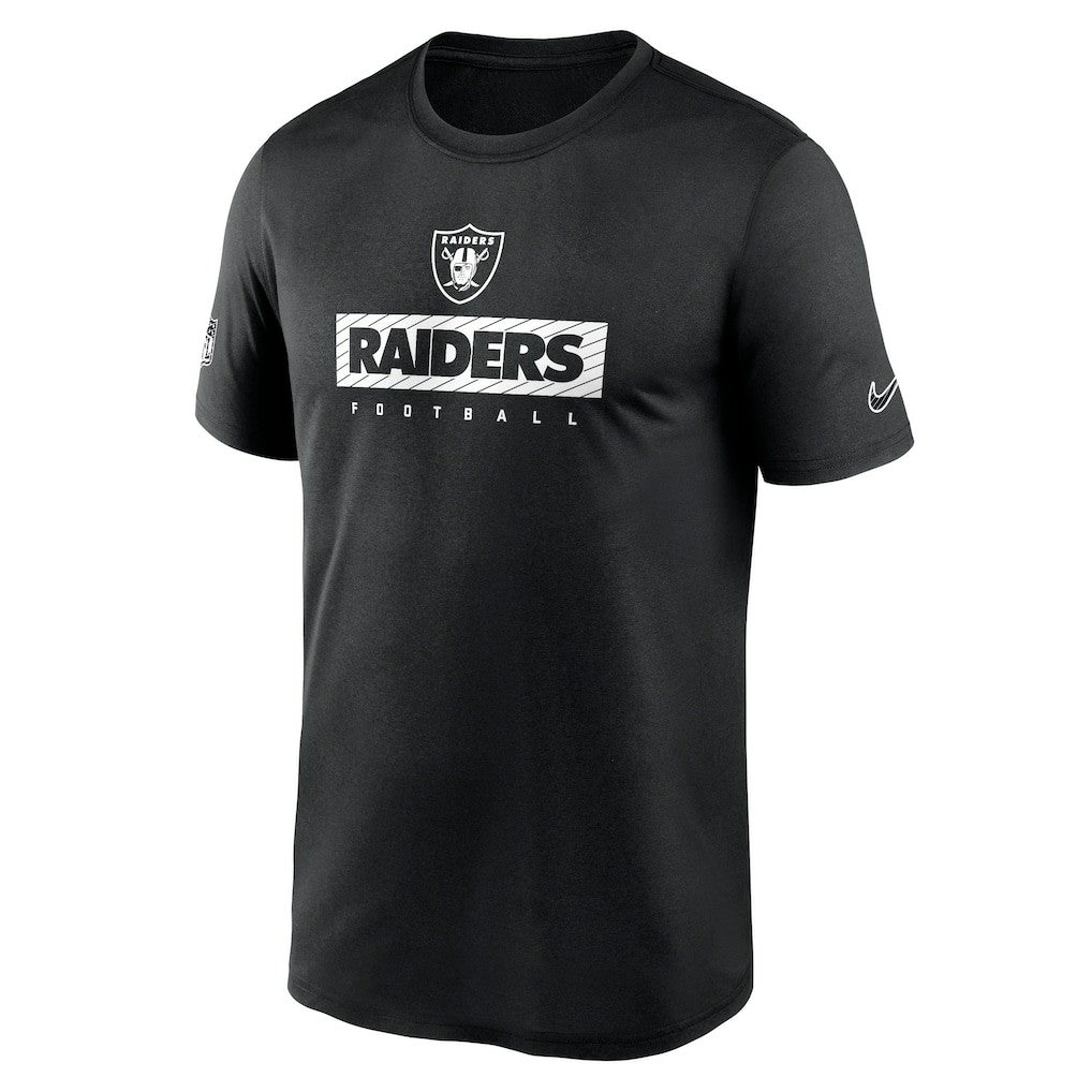 Las Vegas Raiders Sideline Legend Performance T-Shirt - Black cheap