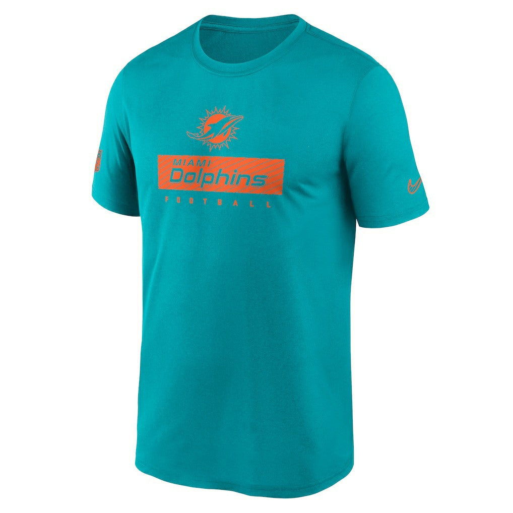 Miami Dolphins Sideline Legend Performance T-Shirt - Aqua for sale