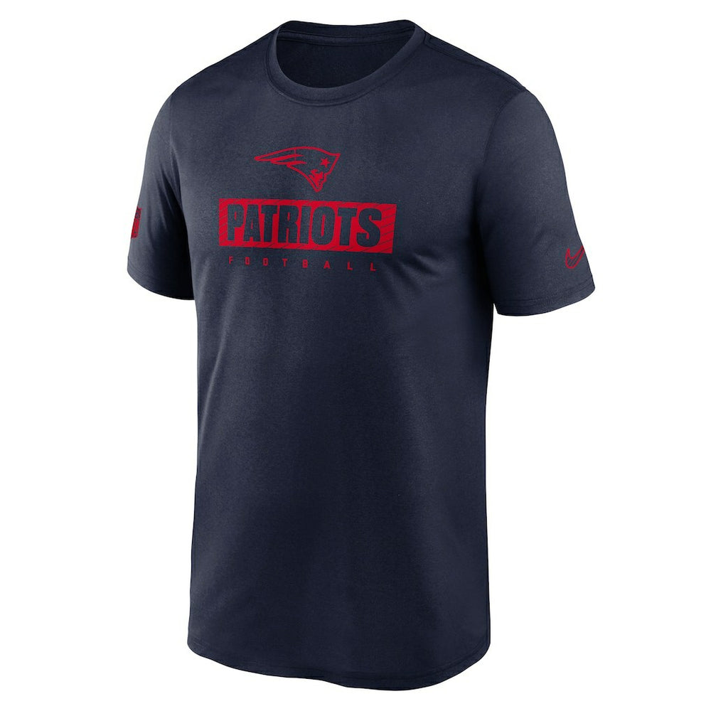 New England Patriots Sideline Legend Performance T-Shirt - Navy on sale
