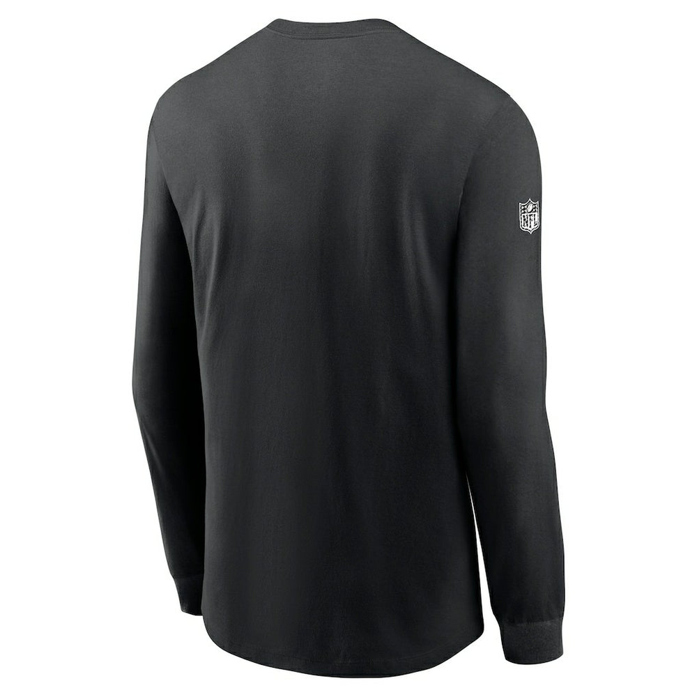 Baltimore Ravens Sideline Dri-FIT Long Sleeve T-Shirt - Black on sale