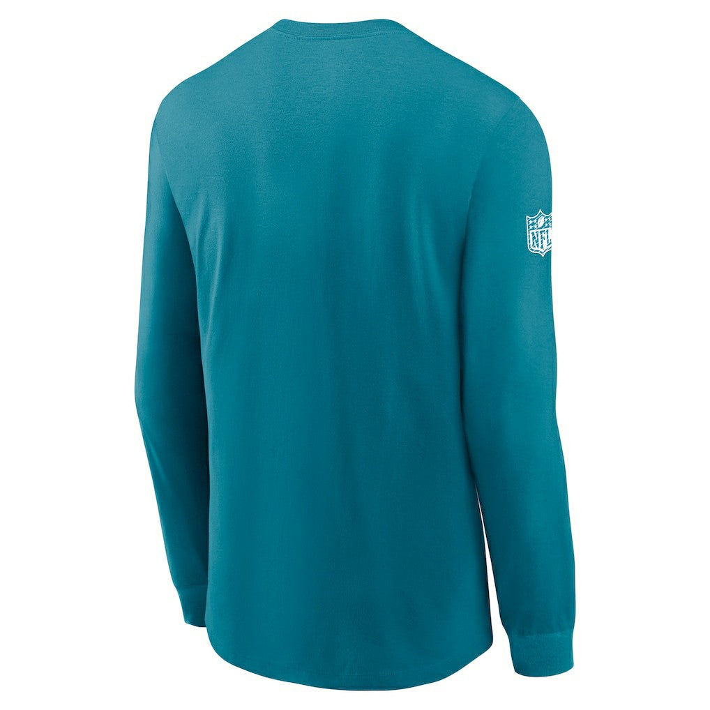 Jacksonville Jaguars Sideline Dri-FIT Long Sleeve T-Shirt - Teal discount